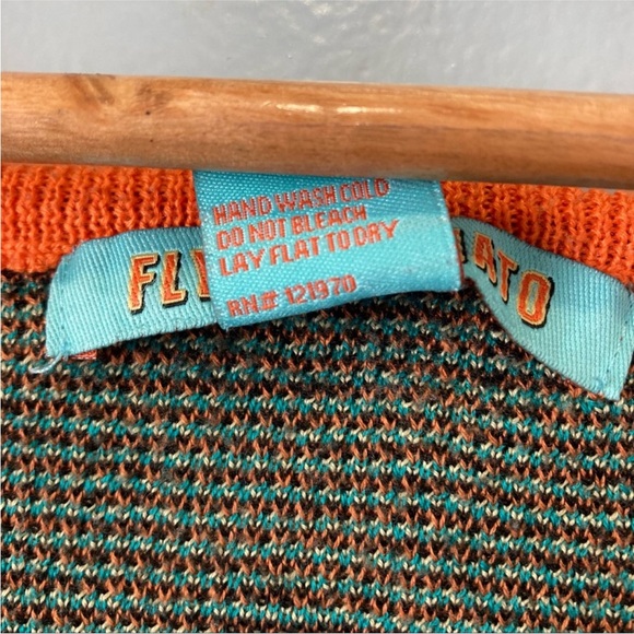 Flying Tomato Aztec Print Sweater Dress Anthropologie Size L/XL - Picture 5 of 11